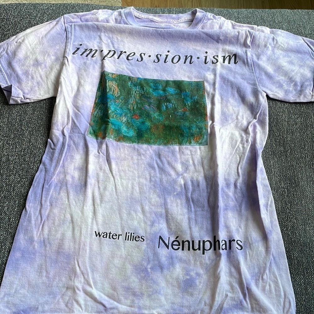 Knits-well Impressionism size small tee shirt​​​​​​​​